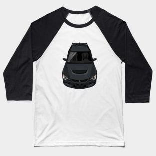 Lancer Evolution IX Evo 9 2005-2007 - Black Baseball T-Shirt